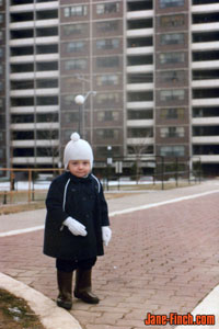 Ned Lecic standing at Tobermory Drive (circa 1981/1982)