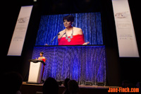 CBC News host Anne-Marie Mediwake hosts the 2014 YWCA Toronto Women of Distinction Awards