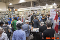 The National Ethnic Press and Media Council of Canada pavilion at the 2015 CNE