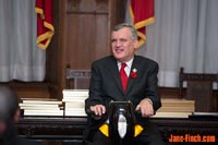 Lieutenant Governor of Ontario, the Honourable David C. Onley presides over the awards ceremony.